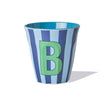 Striped Alphabet Cups