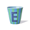 Striped Alphabet Cups